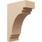 Ekena Millwork 11"W x 22"D x 33"H Classic Pescadero Rough Cedar Woodgrain TimberThane Corbel, Primed Tan CORUR11X22X33PECRCPR - alternate 1